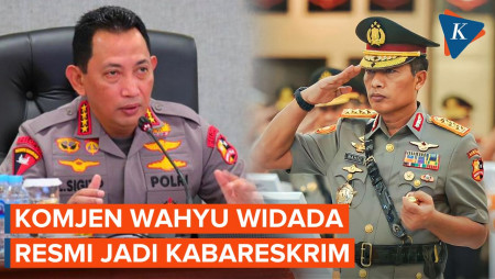 Kapolri Lantik Komjen Wahyu Jadi Kabareskrim, Komjen Suntana Kabaintelkam