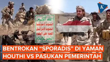 Houthi & Pasukan Pemerintah Bentrok Sengit Di Yaman Barat