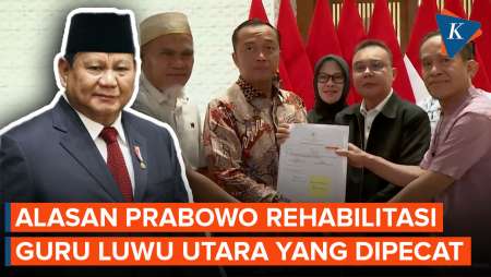 Istana Ungkap Alasan Prabowo Rehabilitasi 2 Guru Luwu Utara Yang Dipecat Usai Bantu Honorer