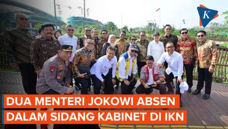 2 Menteri Jokowi Absen dalam Sidang Kabinet Perdana di IKN, Siapa dan Kenapa?