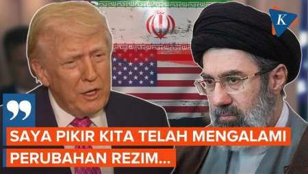 Selat Hormuz Mulai Dibuka, Trump Yakin Perubahan Rezim Iran Segera Terjadi