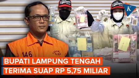 Bupati Lampung Tengah Diduga Terima Suap Rp 5,75 Miliar, Sebagian Buat Bayar Utang Kampanye