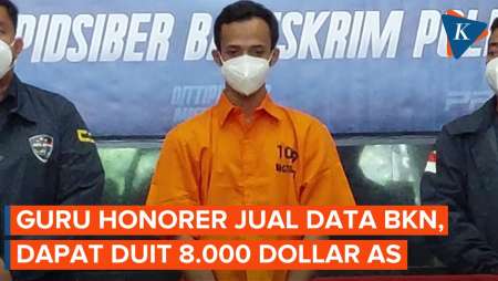 Guru Honorer SD Jual Data BKN di Situs Peretas, Sudah Kantongi 8.000 Dollar AS