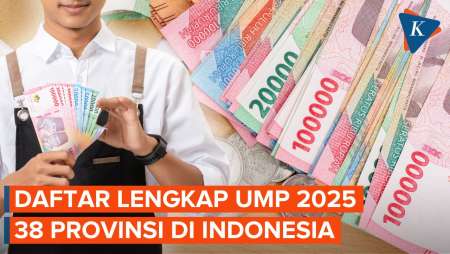 Daftar Provinsi yang Sudah Tetapkan Besaran UMP 2025, Mana Saja?