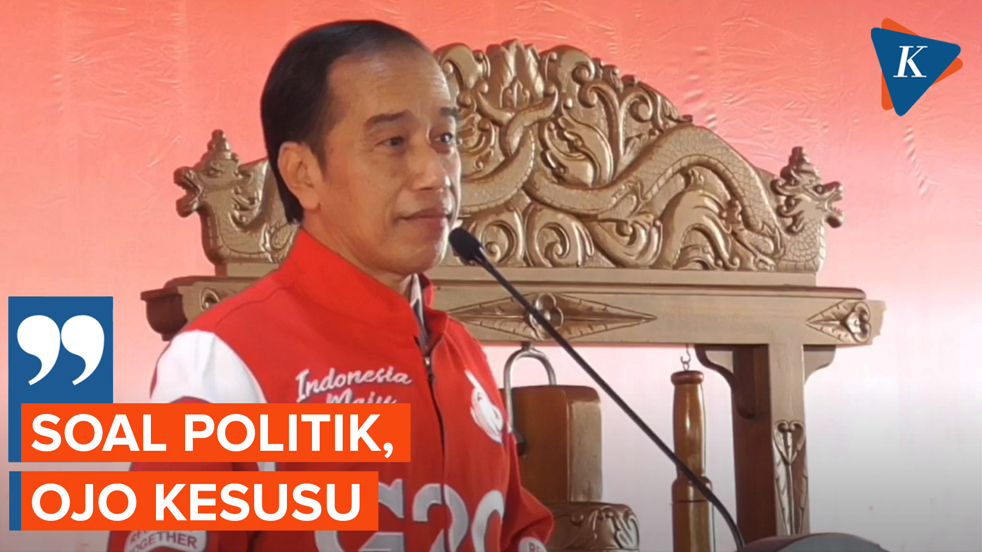 Jokowi Imbau Relawan untuk Tidak Tergesa-gesa Tentukan Capres