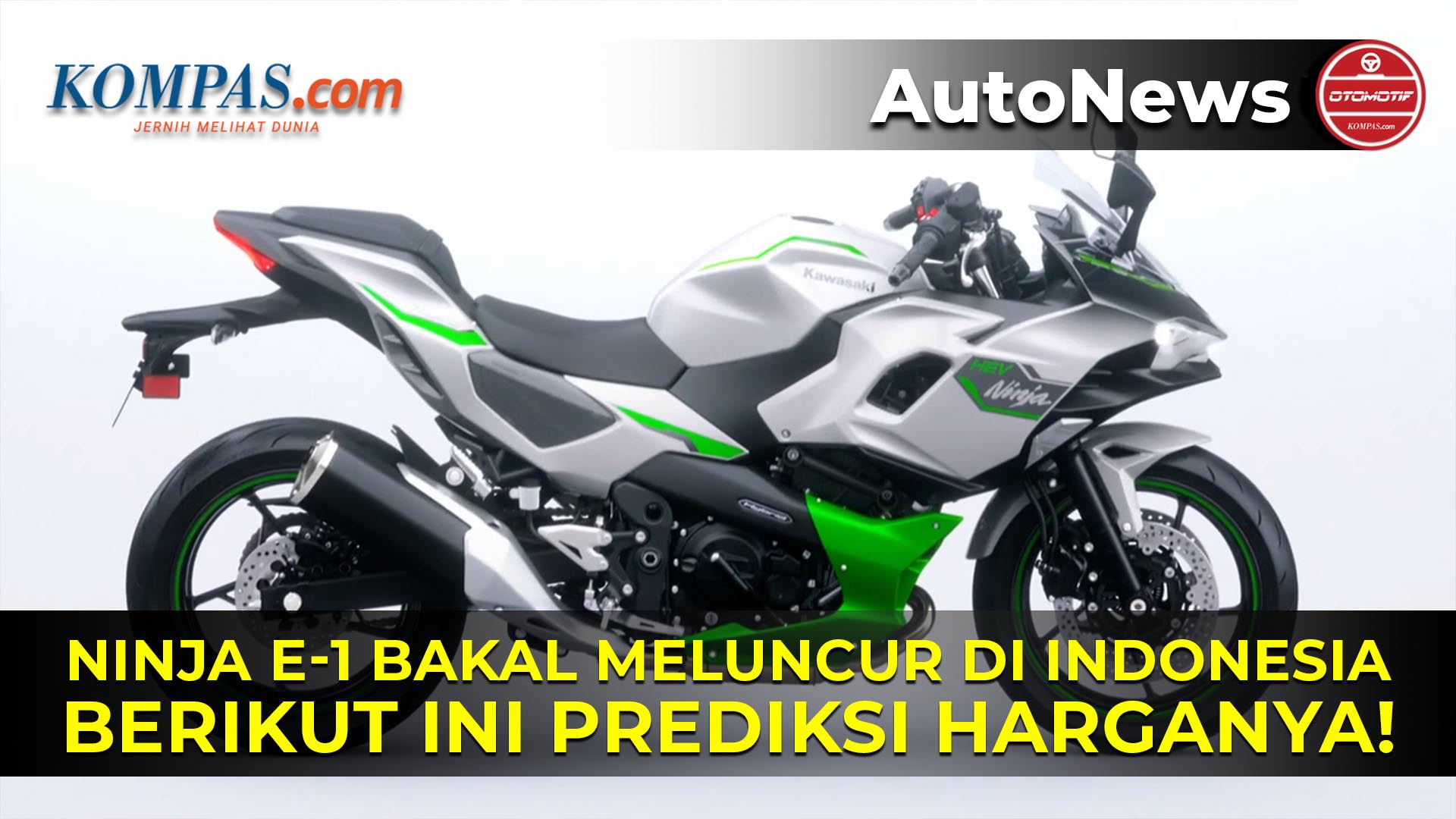 Video: Prediksi Harga Calon Motor Listrik Kawasaki, Tembus Rp 100 Juta?