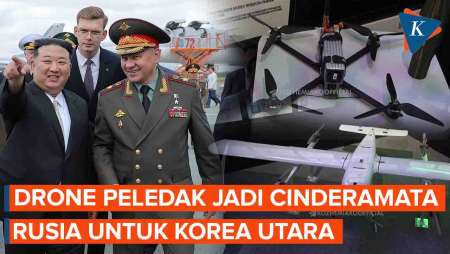 Korea Utara Terima Lima Drone Peledak Setelah Kim Jong Un Kunjungi Rusia