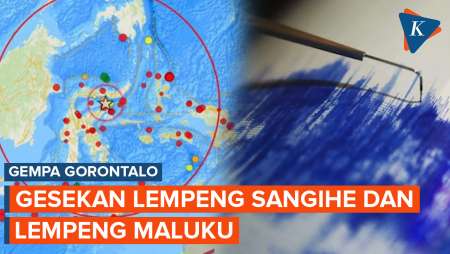 Gempa Gorontalo Hari Ini Disebabkan Gesekan Lempeng Sangihe dan Lempeng Maluku