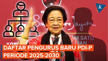 Daftar Pengurus PDI-P 2025-2030: Ada Ahok dan Ganjar, Pengganti Hasto Belum Ditentukan