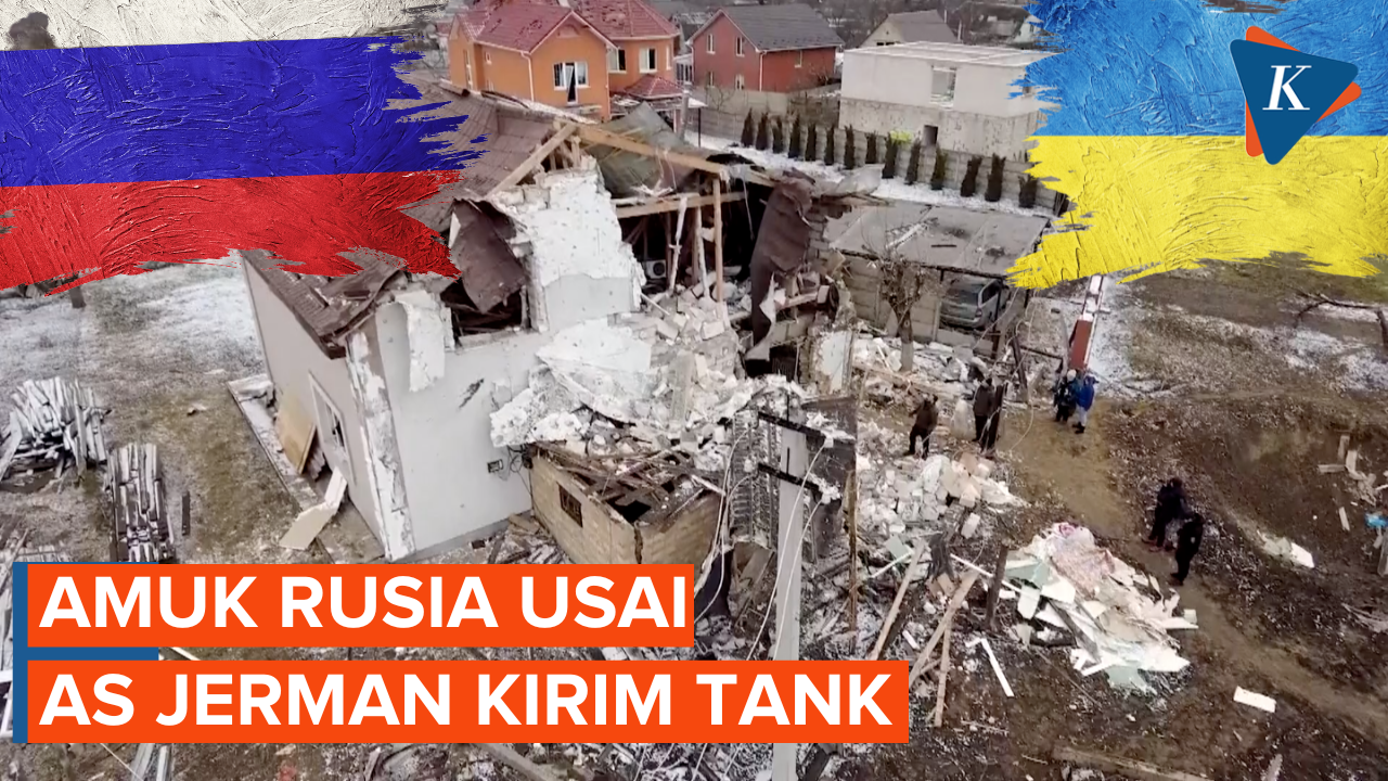 Rusia Hujani Ukraina dengan Rudal Usai Jerman dan AS Kirim Tank