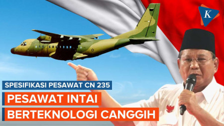 Prabowo Bilang Laris Manis, Ini Spesifikasi CN 235