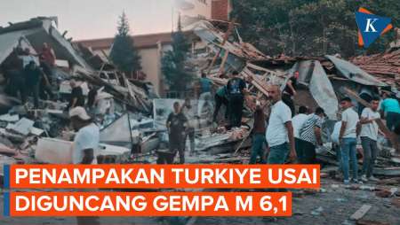 Penampakan Turkiye Usai Diguncang Gempa Turkiye Magnitudo 6,1 