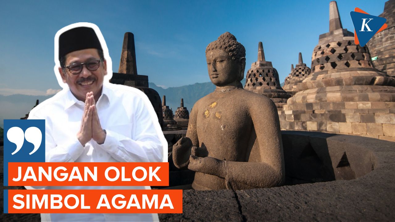 Soal Foto Stupa Borobudur Mirip Jokowi, Wamenag: Jangan Jadikan Simbol Agama Bahan Olokan