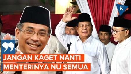 Kelakar Ketum PBNU Jawab Isu Jatah Kursi Menteri dari Prabowo