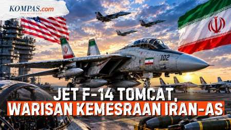 Jejak Jet Tempur F-14 Iran: Awalnya Simbol Mesra Dengan AS, Jadi Senjata "Modifikasi" Mematikan