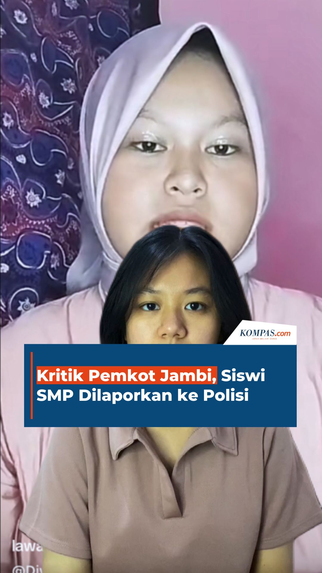 Kritik Pemkot Jambi, Siswi SMP Dilaporkan ke Polisi