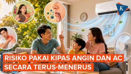Dokter Ungkap Risiko Kipas Angin dan AC Dipakai Lama Saat Musim Kemarau