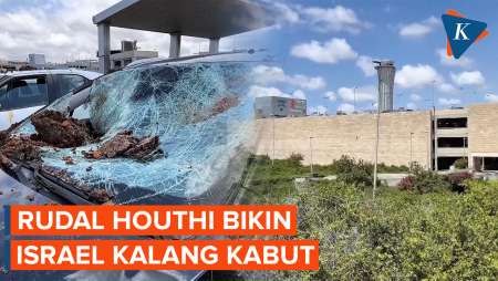 Rudal Houthi Tembus Tel Aviv,  Sirine Meraung Warga Israel Berlarian