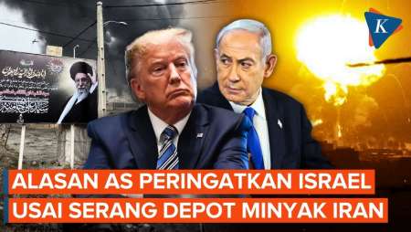 Mengapa AS “Marah” Setelah Israel Serang Fasilitas Minyak Iran?