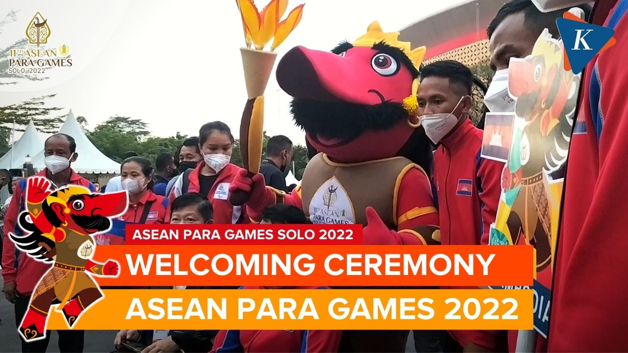 11 Bendera Kontigen Berkibar di Welcoming ASEAN Para Games ke-11