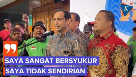 Jelang Vonis, Nadiem: Saya Bersyukur Tak Sendiri, Punya Dukungan Masyarakat