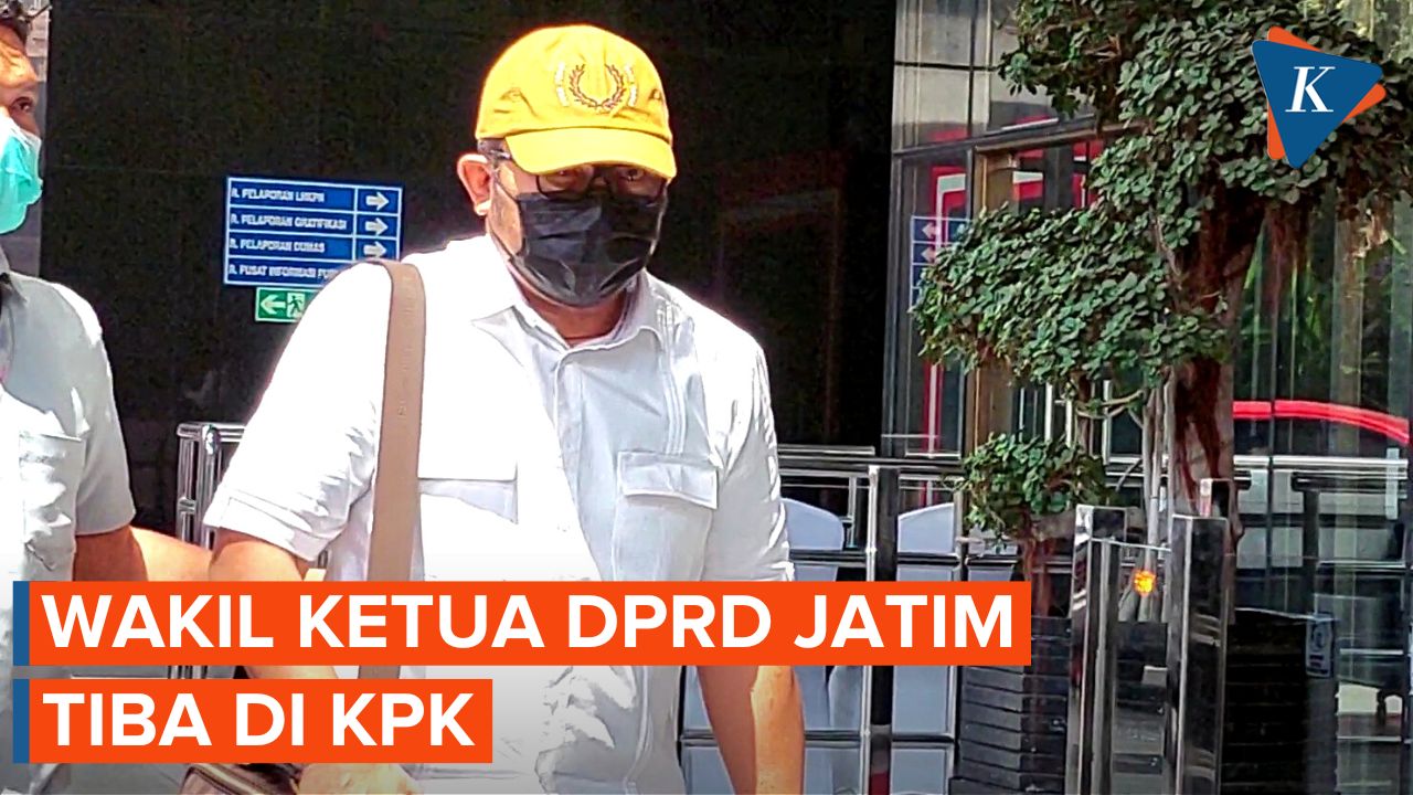 Kena OTT, Ini Momen Wakil Ketua DPRD Jawa Timur Tiba di KPK