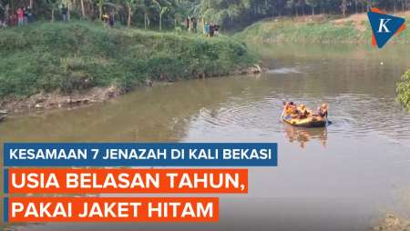 Terungkap Kesamaan 7 Jasad di Kali Bekasi: Usia Belasan Tahun dan Pakai Jaket Hitam!