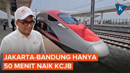 Sensasi Naik Kereta Cepat Jakarta-Bandung dengan Kecepatan 350 Km/Jam