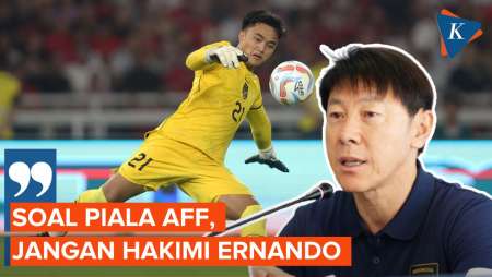 Shin Tae-yong Pasang Badan untuk Ernando Ari soal Final Piala AFF U-23 2023