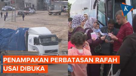 Perbatasan Rafah Dibuka, Truk Bantuan Masuk Jalur Gaza