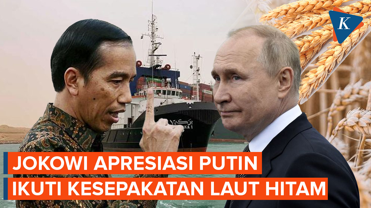 Apresiasi Jokowi untuk Langkah Putin Kembali Ikuti Kesepakatan Laut Hitam