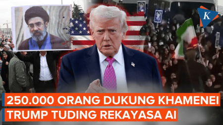 Mojtaba Khamenei Panen Dukungan Di Iran, Trump: Rekayasa AI