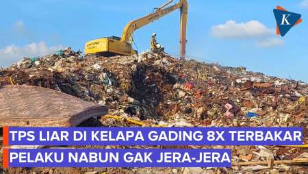 TPS Liar Di Kelapa Gading Bikin Resah, Sampah Menggunung Tanpa Pengawasan