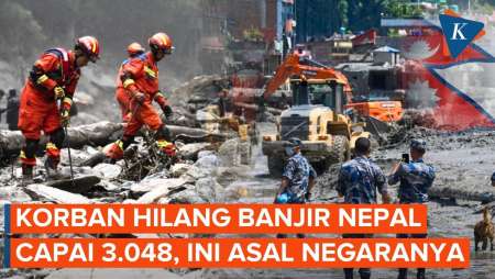 3.048 Orang Hilang Akibat Banjir Nepal, Ini Daftar Asal Negaranya