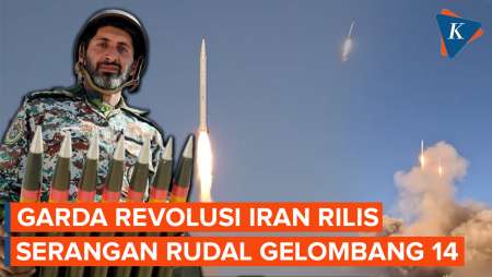 Garda Revolusi Iran Rilis Video Detik-detik Rudal Gelombang 14 Meluncur ke Israel