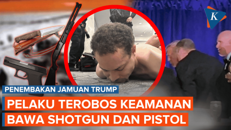 Beraksi Sendiri, Pelaku Penembakan Jamuan Trump Gendong Shotgun Dan Pistol!