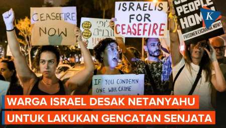 Warga Israel Desak Pemerintah Lakukan Gencatan Senjata di Gaza