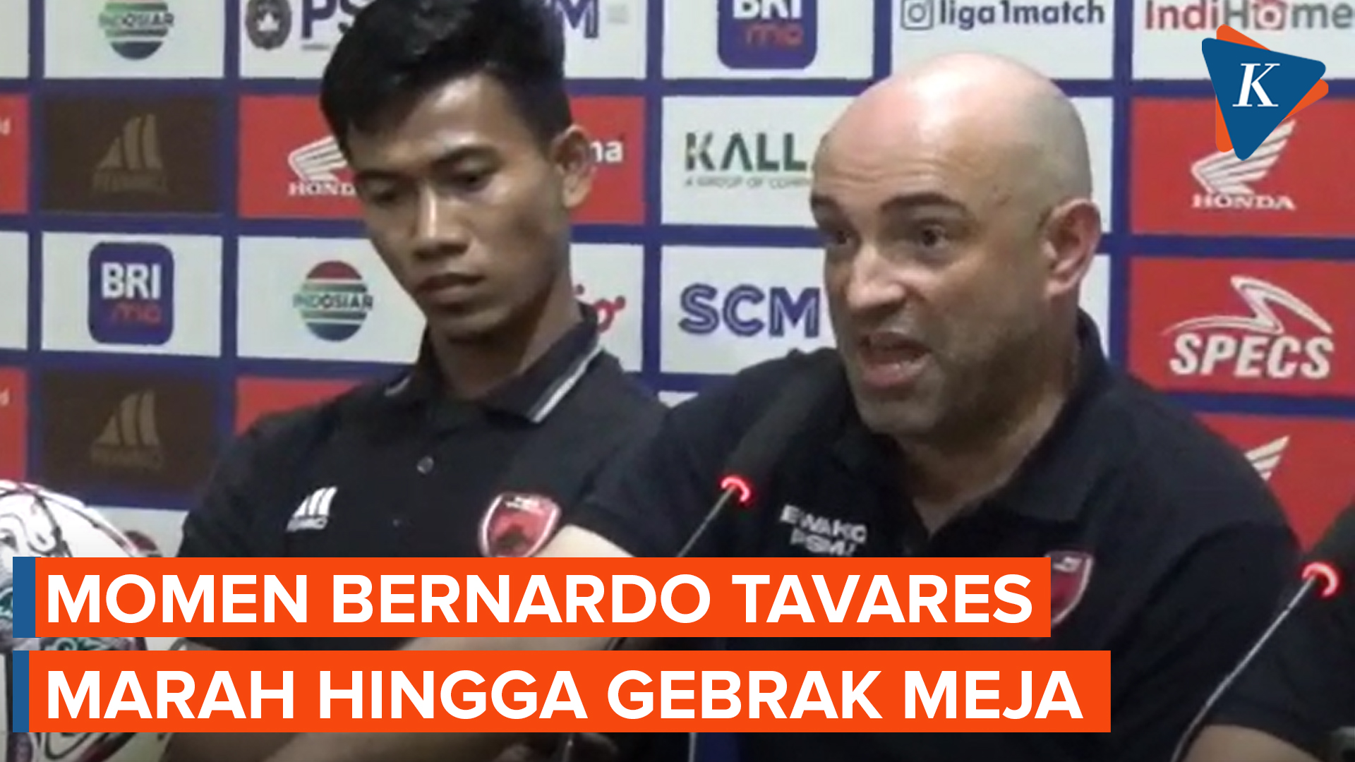 Pelatih PSM Makassar Bernardo Tavares gebrak meja, permintaan tunda pertandingan tak dIkabulkan