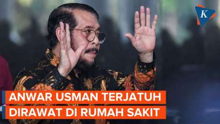 Hakim MK Anwar Usman Jatuh dan Dirawat di Rumah Sakit