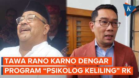 Rano Karno Ketawa Dengar Program RK soal Psikolog Keliling untuk Atasi Stres akibat Kemacetan