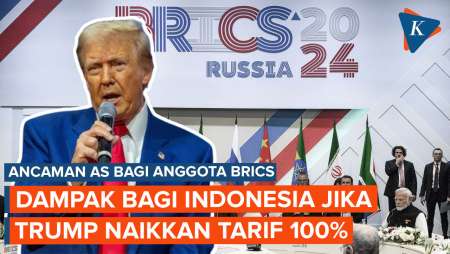 Trump Ancam Naikkan Tarif 100 Persen pada BRICS, Apakah Indonesia Tetap Mau Gabung?