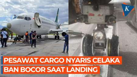 Ban Bocor Pesawat Cargo Jayawijaya, Nyaris Celaka Saat Landing di Wamena