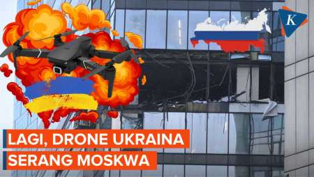 Drone Ukraina Serang Moskwa Lagi, Bandara Vnukovo Terdampak