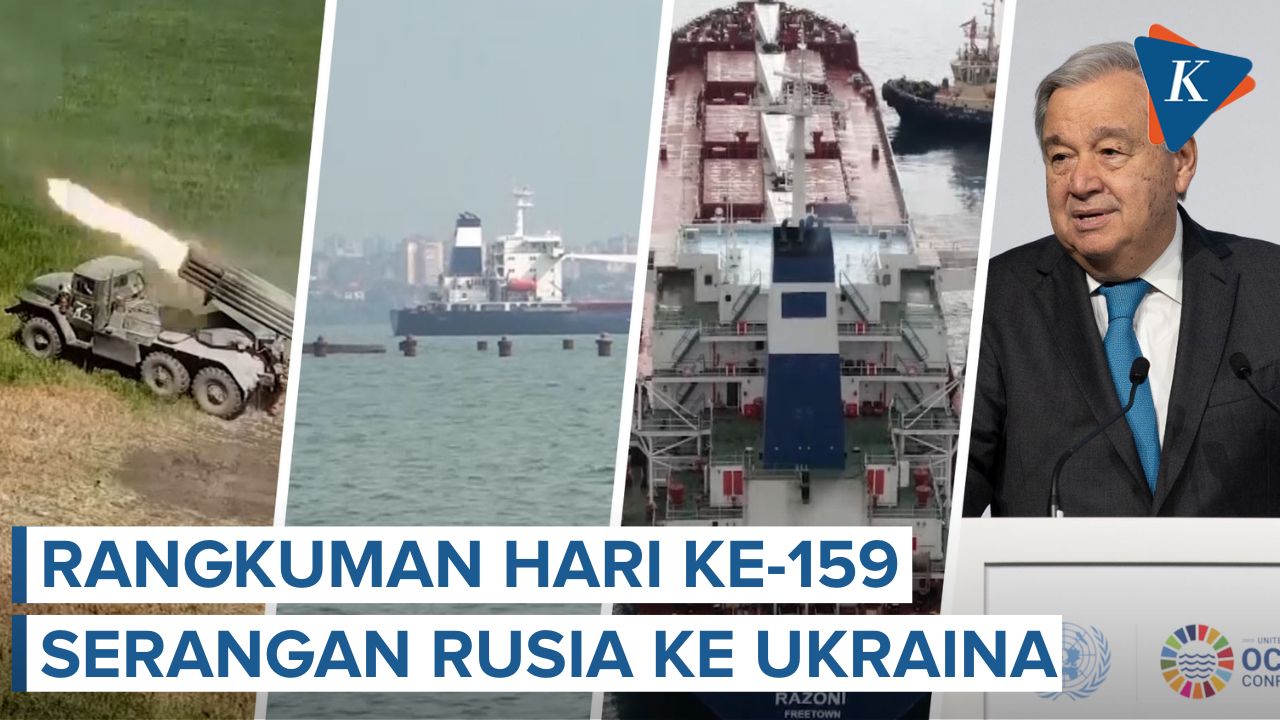 Kapal Pertama Ekspor Gandum Berangkat hingga Upaya Rebut Kembali Kherson