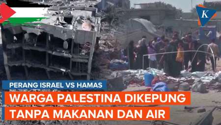 Warga Gaza Palestina 30 Hari Dikepung Perang Israel Tanpa Bantuan Makanan dan Air