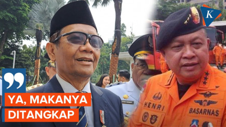 Kepala Basarnas Jadi Tersangka KPK, Begini Respons Mahfud