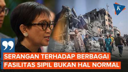 Dari Podium Sidang PBB, Menlu Retno Suarakan Keprihatinan Indonesia atas Kondisi Gaza