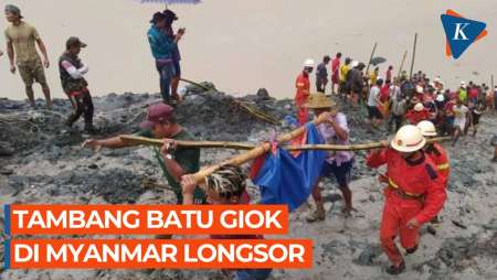 Tambang Batu Giok di Myanmar Utara Runtuh, 2 Orang Tewas