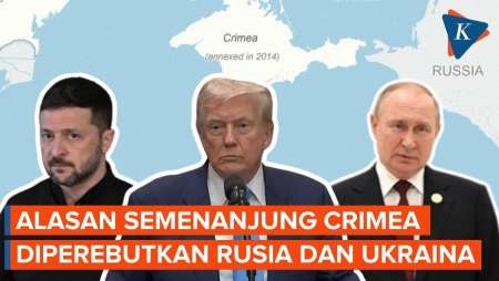 Alasan Semenanjung Crimea Jadi Titik Krusial dalam Negosiasi Rusia-Ukraina