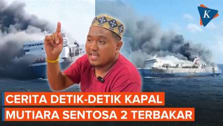 Detik-detik Kapal Mutiara Sentosa 2 Terbakar, Penumpang Ungkap Sumber Api